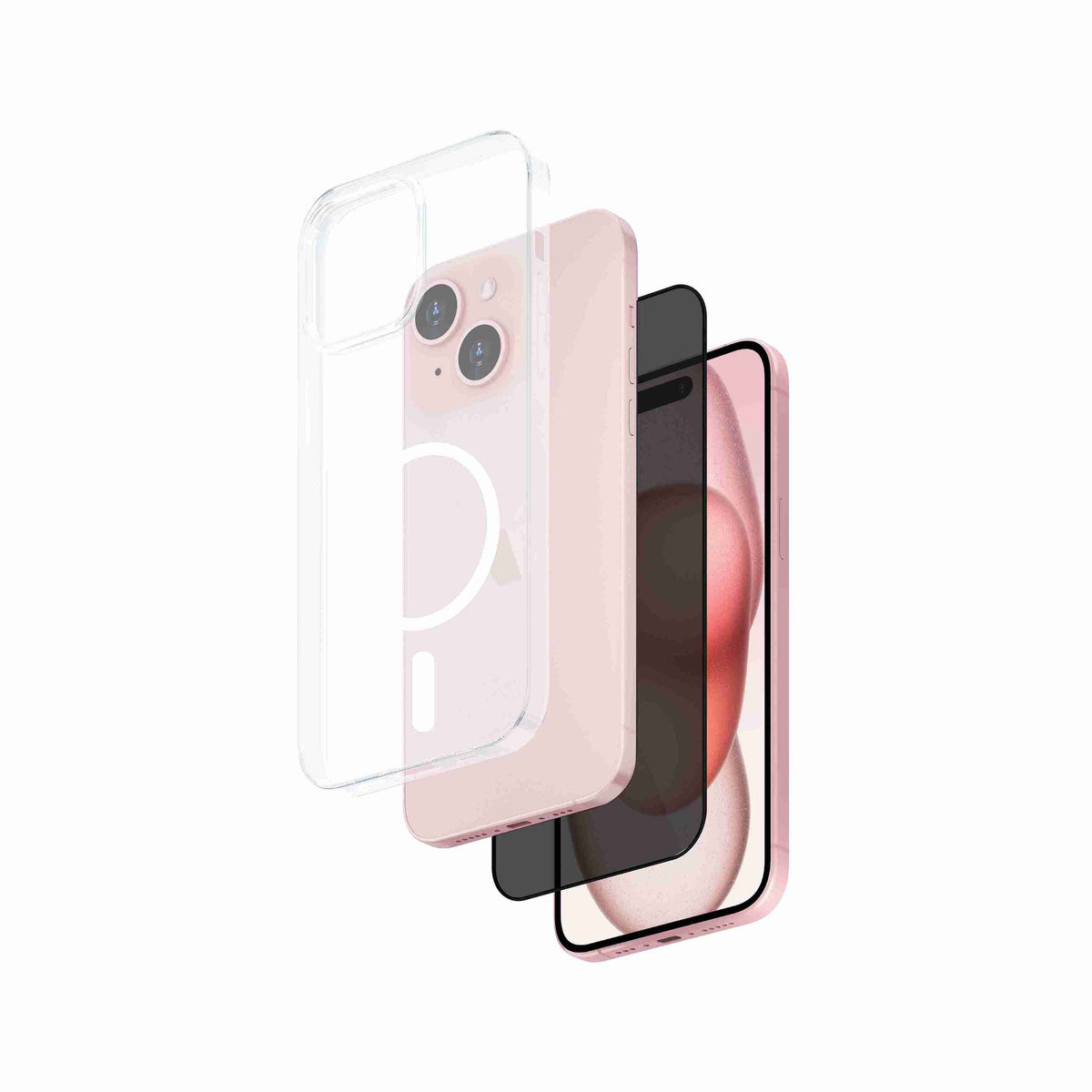 iPhone 15 Series MagSafe Case + Privacy Protector Smart Infocomm