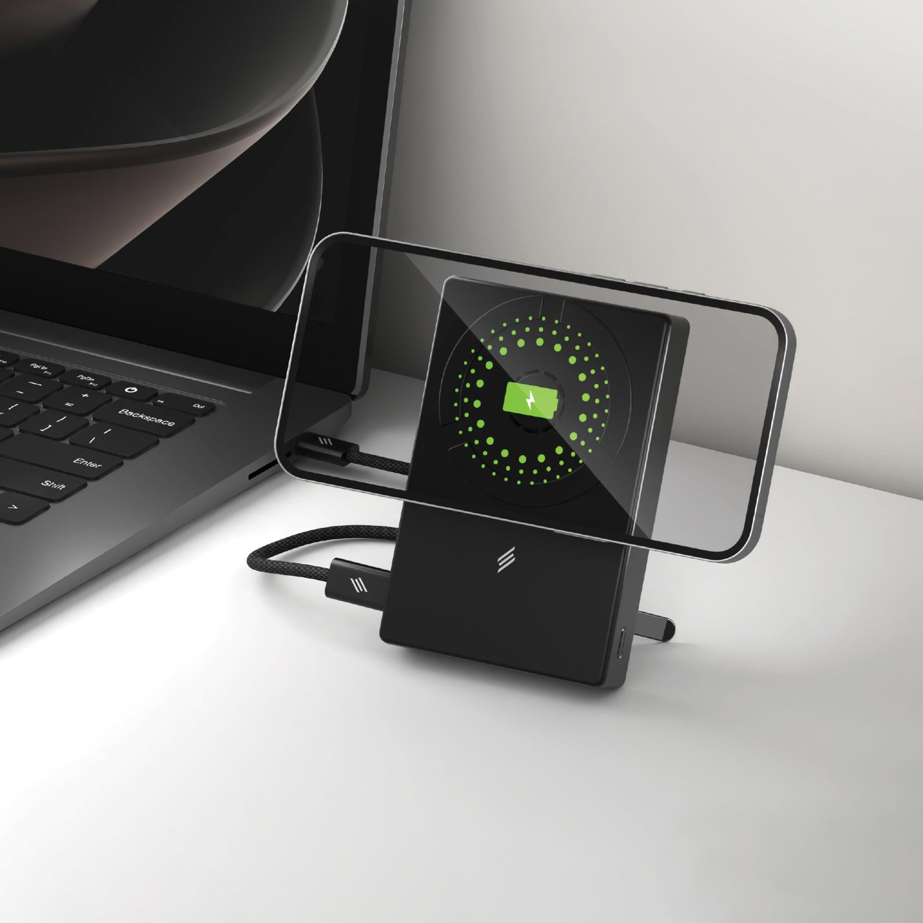 MagCool Qi2 25W Magnetic Wireless 10000mAh Power Bank Smart Infocom Computer Electric Accessories Trading L. L. C