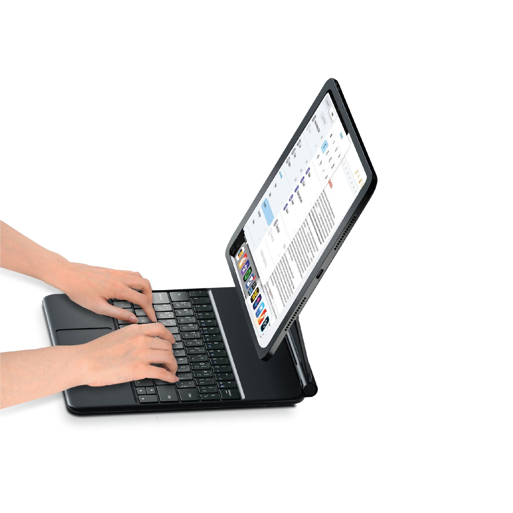 Smartix Premium Magnetic Backlit Keyboard with Trackpad for iPad Pro 11, 13- inch