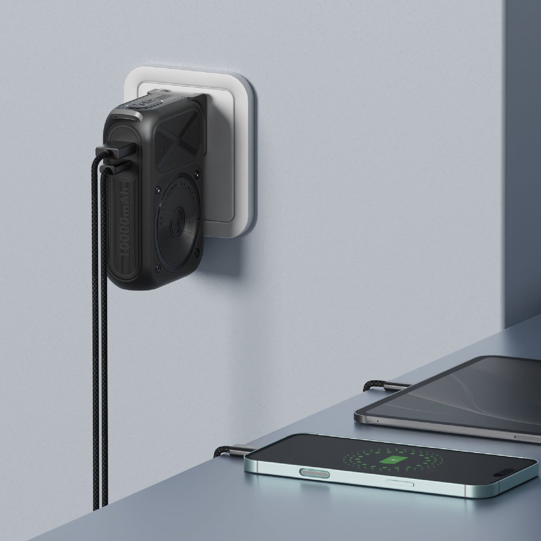 Nomad X - 10000mAh Power Bank and International Wall Adaptor Smart Infocom Computer Electric Accessories Trading L. L. C