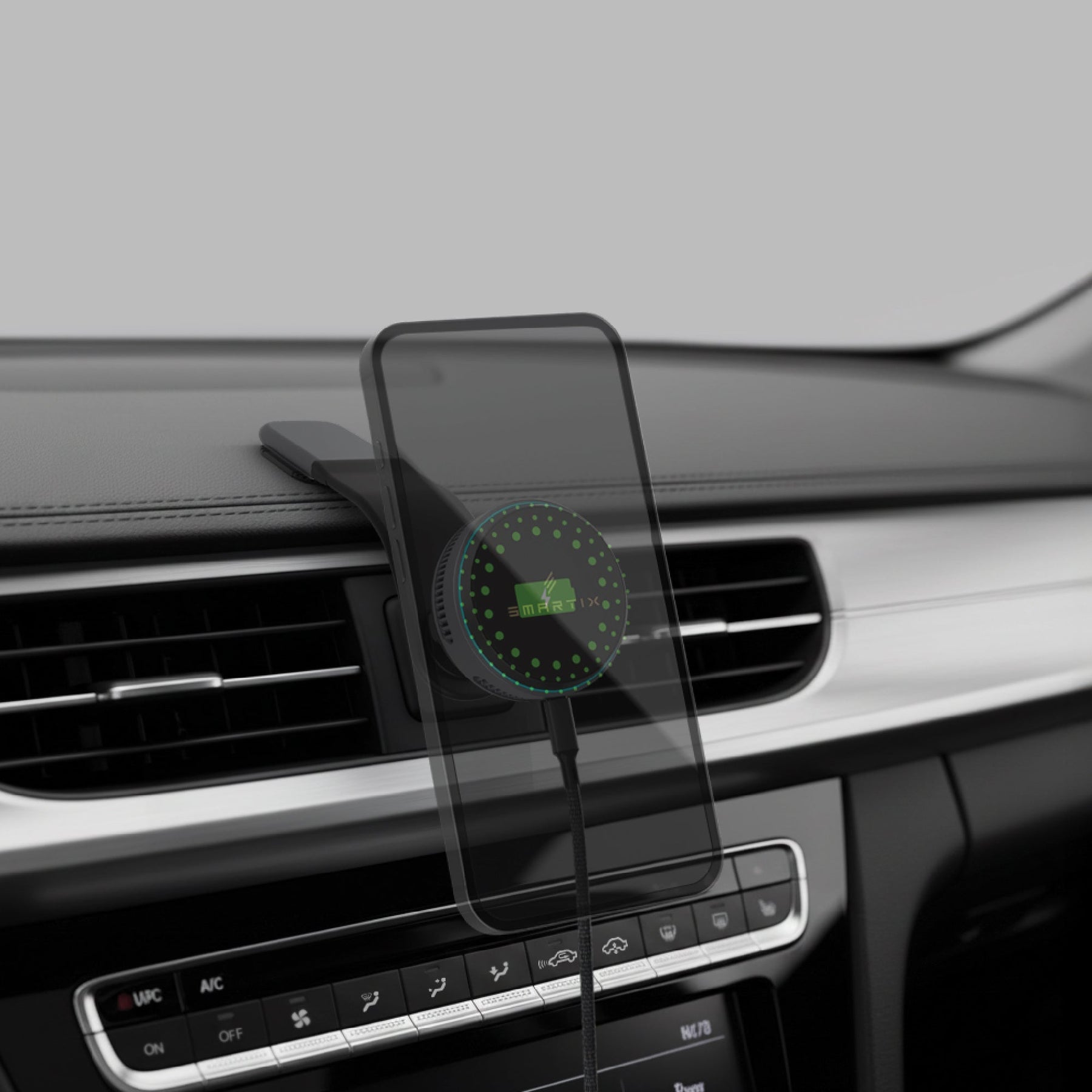 Airduo Qi2 25W Car + Desktop Wireless Charging Holder Smart Infocom Computer Electric Accessories Trading L. L. C