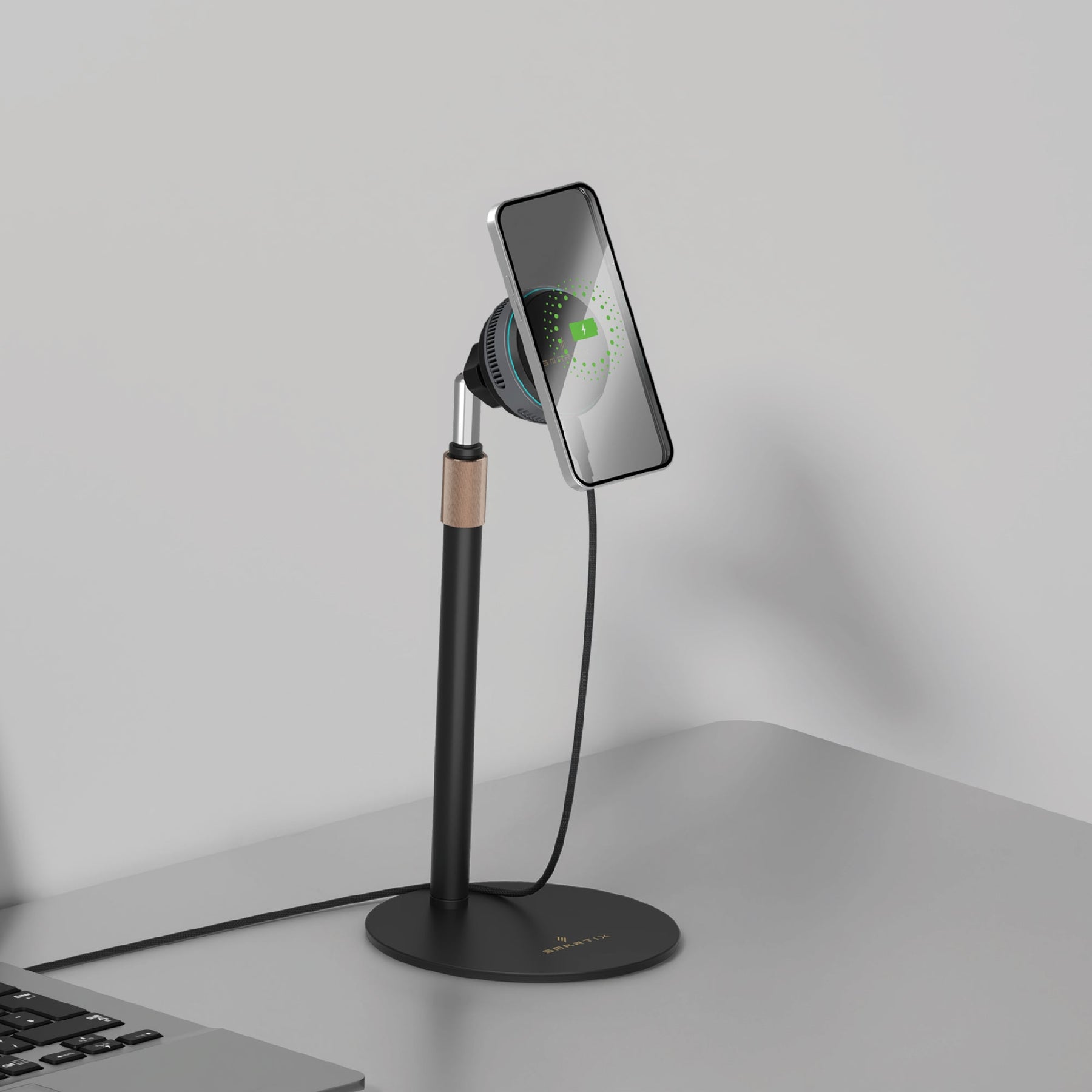 Airduo Qi2 25W Car + Desktop Wireless Charging Holder Smart Infocom Computer Electric Accessories Trading L. L. C