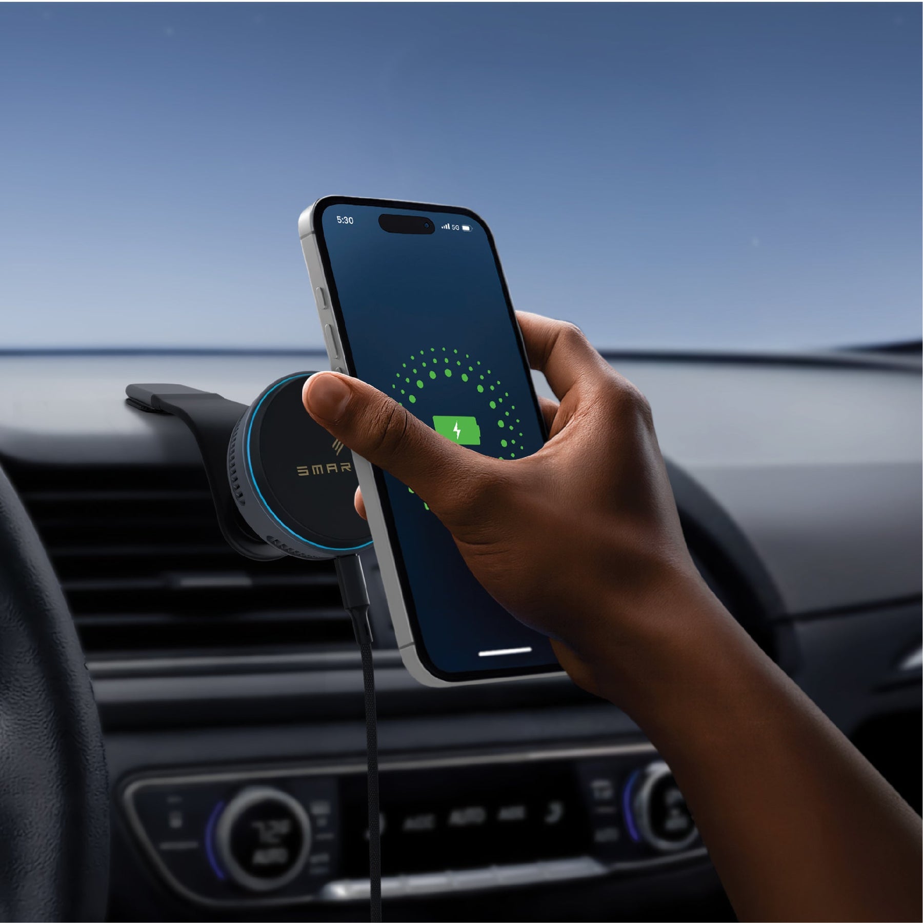 Airduo Qi2 25W Car + Desktop Wireless Charging Holder Smart Infocom Computer Electric Accessories Trading L. L. C