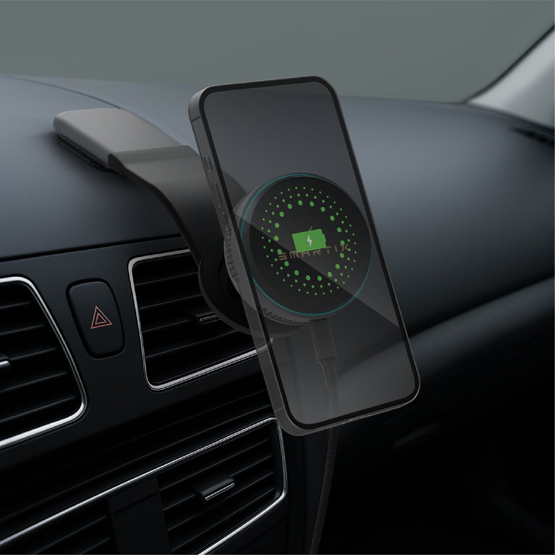 Airduo Qi2 25W Car + Desktop Wireless Charging Holder Smart Infocom Computer Electric Accessories Trading L. L. C