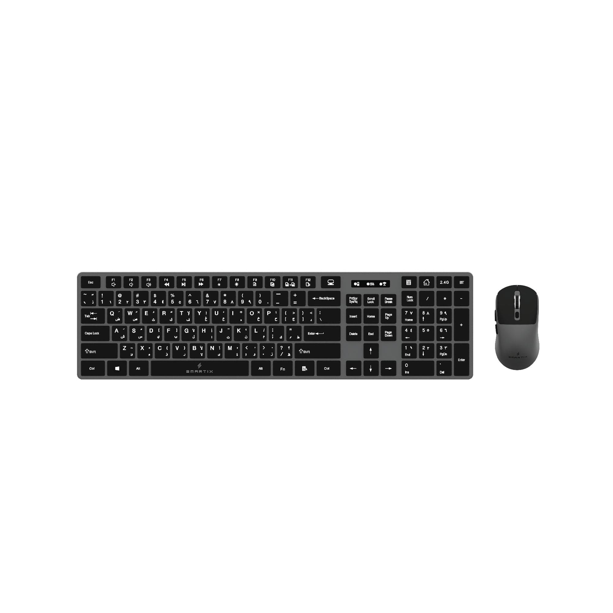 Smartix Neokey Wireless Designer Keyboard & Mouse | 2.4GHz + Bluetooth ...