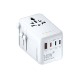 Smartix Premium  6-in-1 GaN International 140W Travel Adaptor