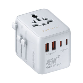 Smartix Premium 7-in-1 GaN International 45W Travel Adaptor