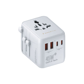 Smartix Premium 7-in-1 GaN International 45W Travel Adaptor