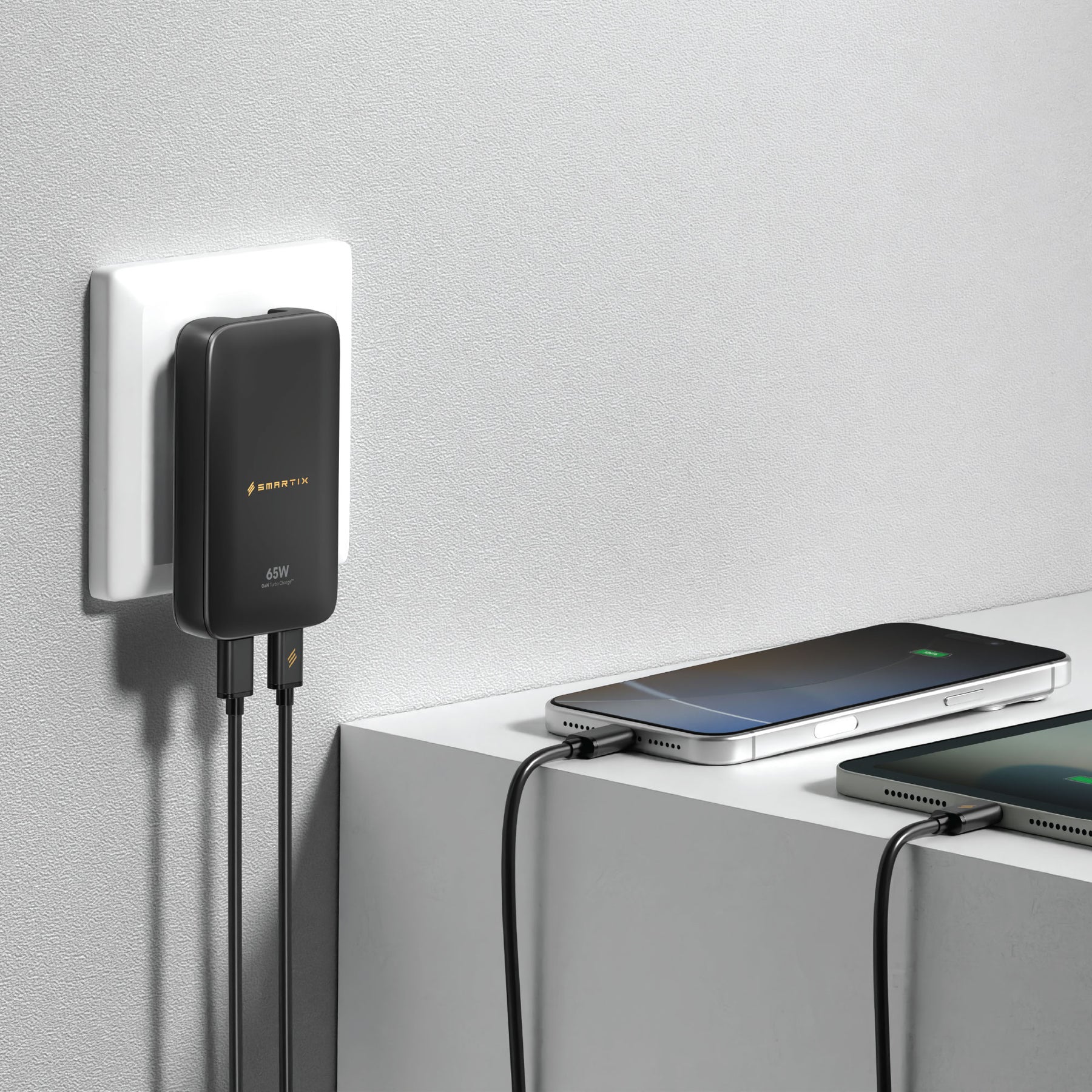 Smartix Premium Slim 65W GaN Wall Adaptor
