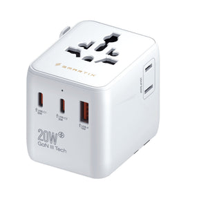 20W GaN International Travel Adaptor