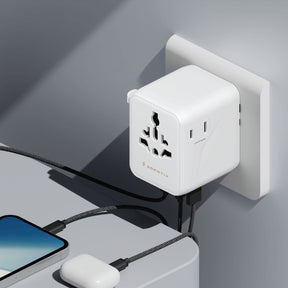 20W GaN International Travel Adaptor
