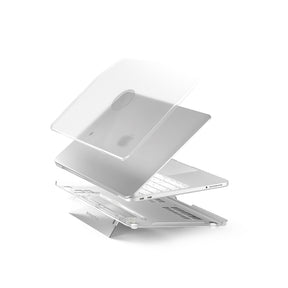 MacBook Neo 13" Frosted Transparent Shell with Stand