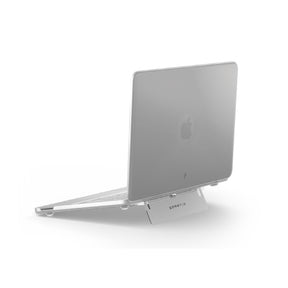 MacBook Neo 13" Frosted Transparent Shell with Stand