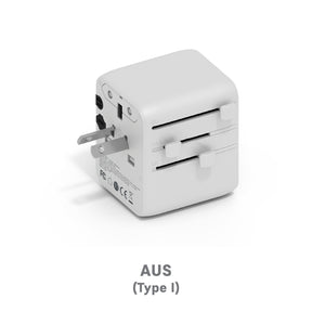 20W GaN International Travel Adaptor