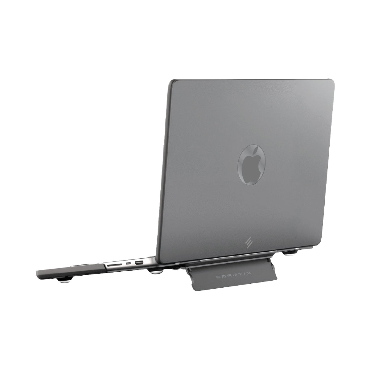 Premium Matte Transparent Shell with Stand For MacBook Pro/Air