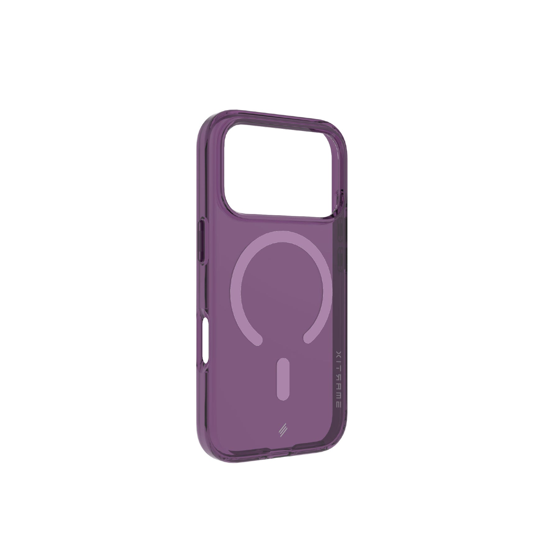 iPhone 18 Pro & Pro Max Magnetic Transparent Dark Cherry Case