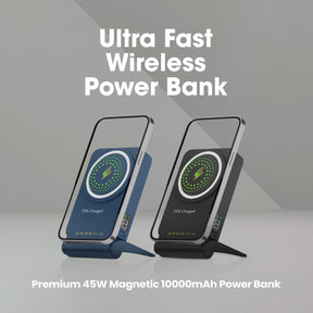 Smartix Premium 10000mAh Magnetic Power Bank - 45W PD for USB - C - SMART INFOCOMM FZ - LLC