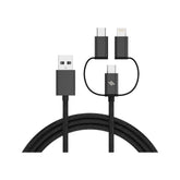 Smartix Premium 3 - in - 1 Fast Charge Cable - 27W PD For USB - C - SMART INFOCOMM FZ - LLC