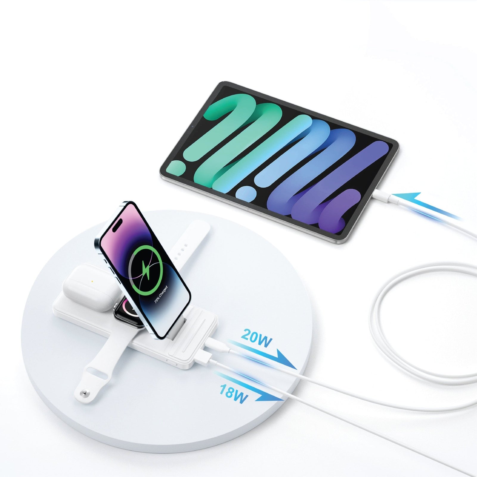 20000mAh 5 in 1 Power Bank Dock