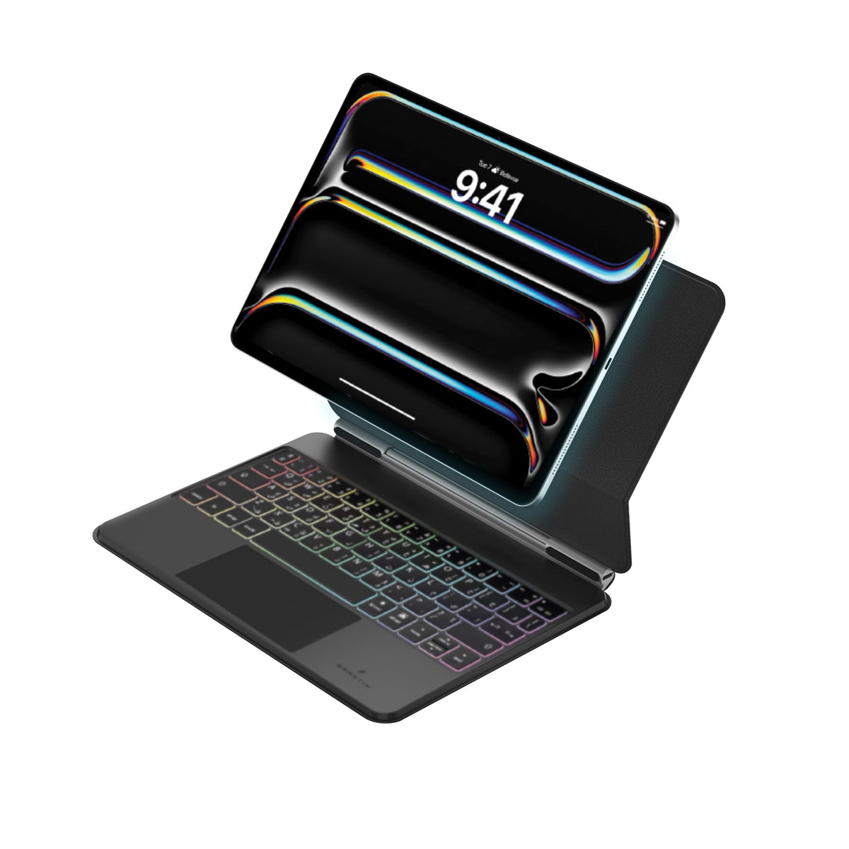 Keyboard Trackpad Smartix Premium Magnetic Backlit Keyboard with Trackpad for iPad Pro 1